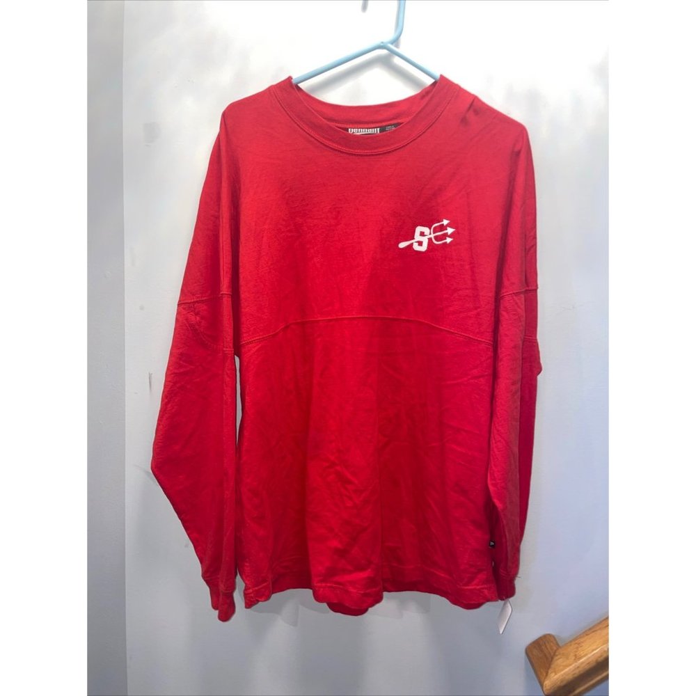 Pennant men large red long sleeves tshirt
